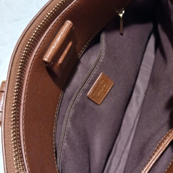 Lauren Ralph Lauren Newbury Double Zip Satchel Doctor Bag - Picture 14 of 16